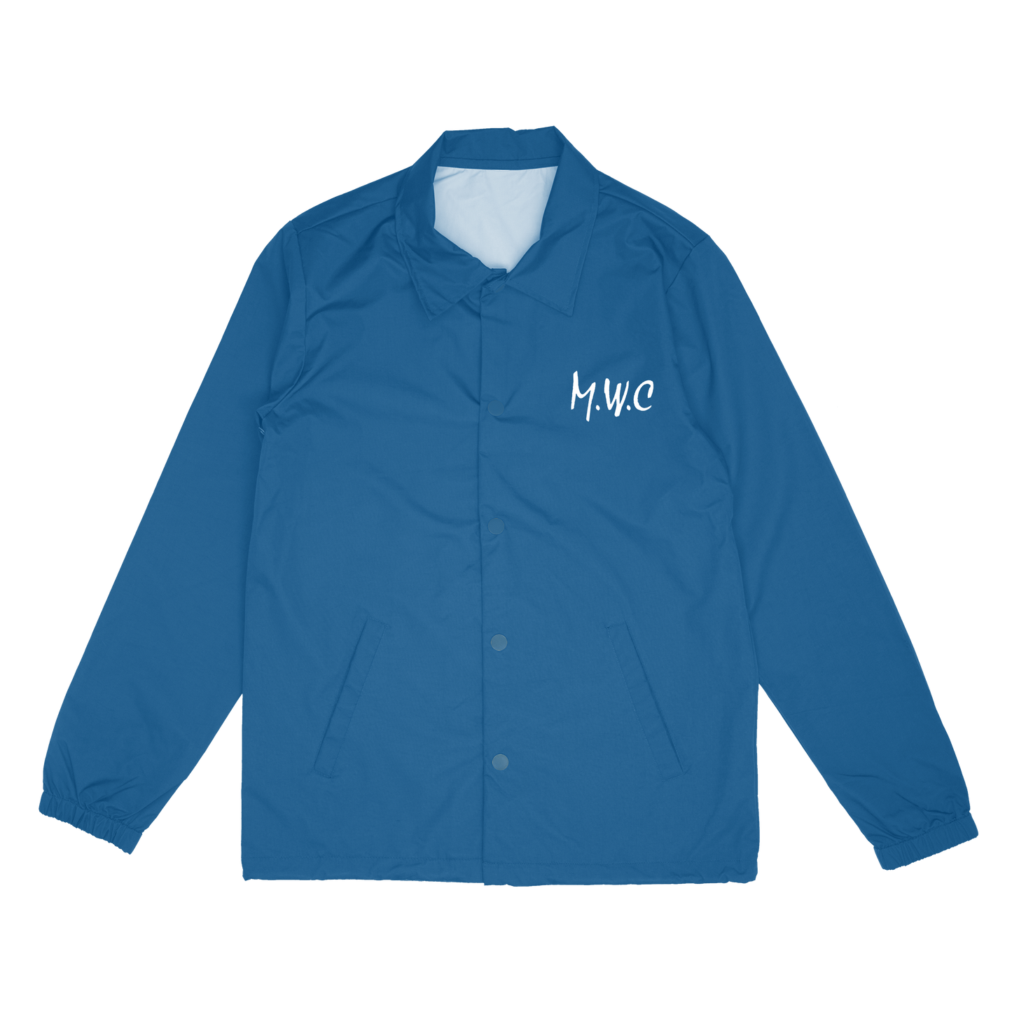 Mirrors Wellness Club Coach Jacket | Blue