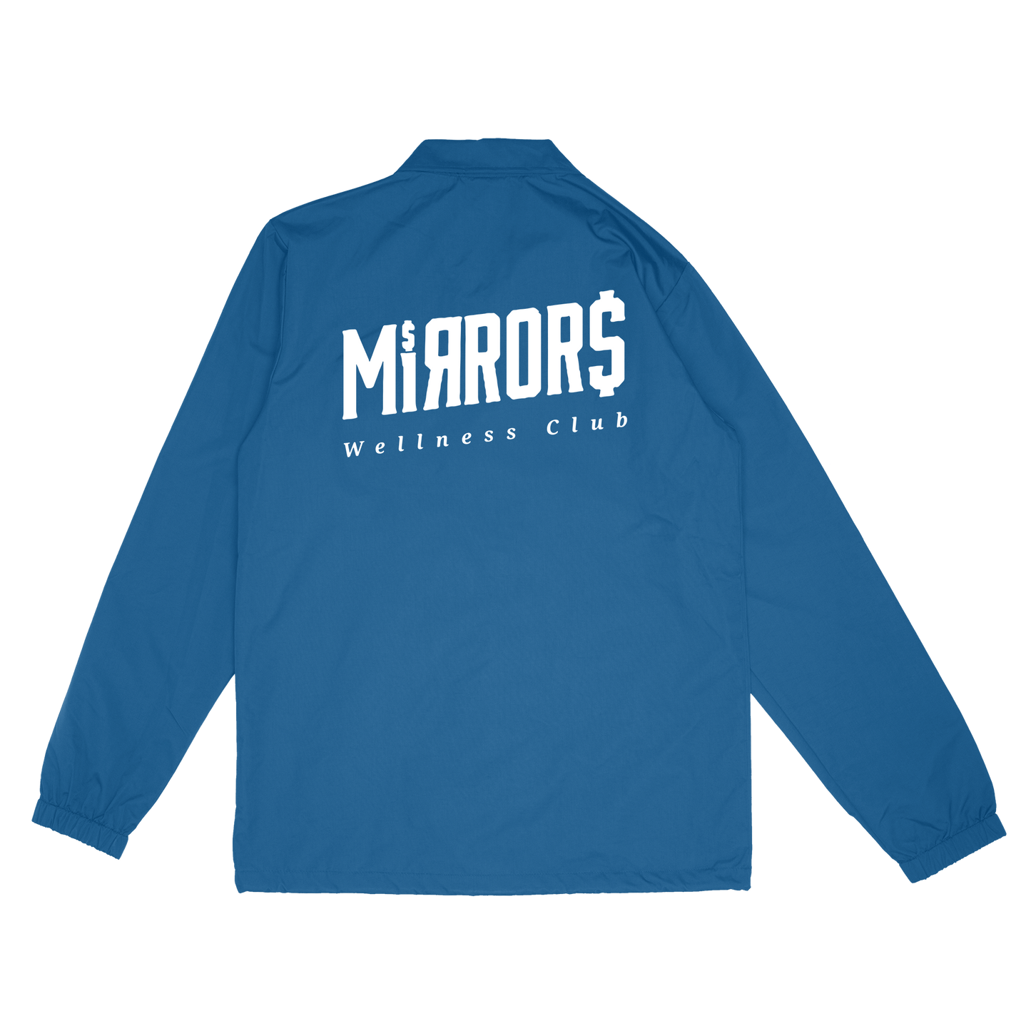 Mirrors Wellness Club Coach Jacket | Blue