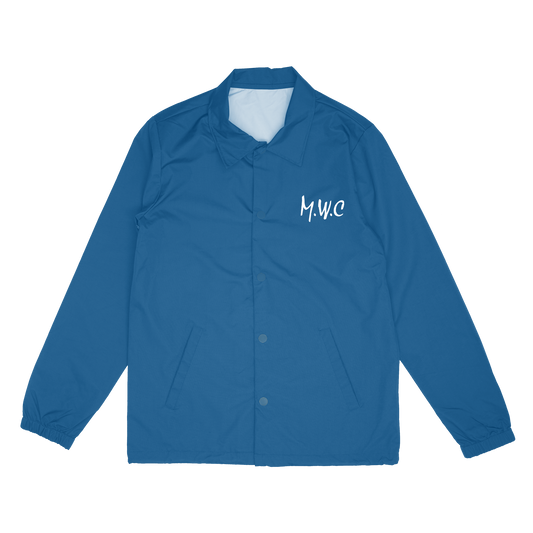 Mirrors Wellness Club Coach Jacket | Blue