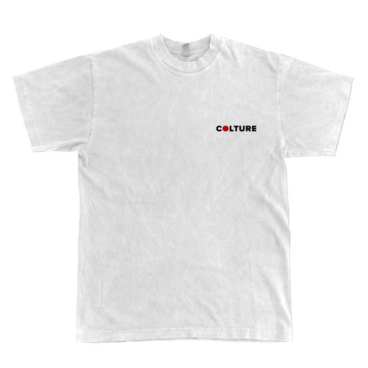 Colture Logo Tee | White